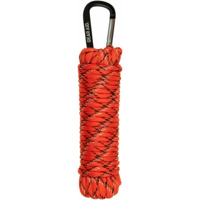 GEAR AID Paracord 550 víceúčelová šňůra, 9 m, reflexní oranžová – Zboží Dáma