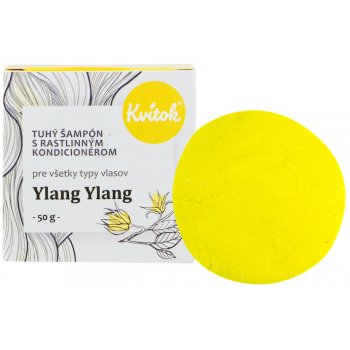 Kvítok tuhý šampon pro světlé vlasy Ylang Ylang 50 g