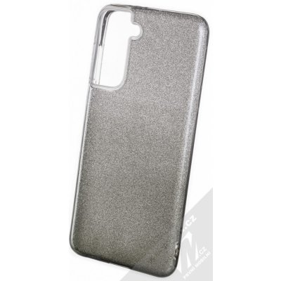 Pouzdro 1Mcz Shining Duo TPU třpytivé Samsung Galaxy S21 stříbrné černé – Zbozi.Blesk.cz