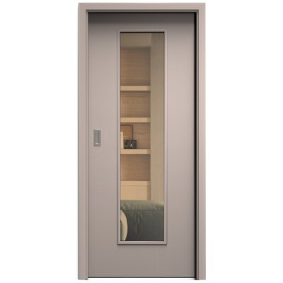 Sapeli Elegant Komfort M55 posuvné taupe 60 x 210 cm Planibel bronz – Hledejceny.cz