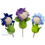 BD-TOVA Chrpa, pomněnka a fialka - zápichy 1 trojice – Zbozi.Blesk.cz