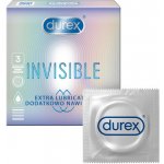 Durex Invisible Extra Lubricated 3 ks – Zboží Dáma