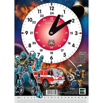 Školní hodiny Rescuer - Robocar – Sleviste.cz