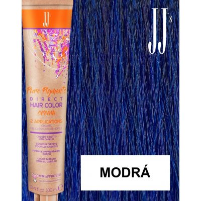 JJ Direct Deep Blue barva na vlasy modrá 100 ml