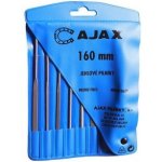 Ajax Sada jehlových pilníků s držadlem šestidílná 160/2 – Zboží Dáma