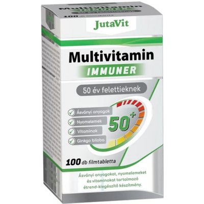 JutaVit Multivitamin Immuner tablets For Seniors 50+ 100 tablet – Hledejceny.cz
