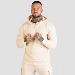 GymBeam mikina TRN Hoodie Sand pískově hnědá – Hledejceny.cz