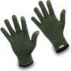 Dětské rukavice Exquisiv Merino rukavice City Walk Rider Touchscreen , zelená/černá