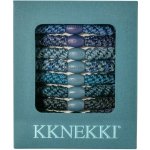 KKNEKKI Dárková sada gumiček KKnekki Arctic Edition – set 8 ks, modrá barva, textil – Zboží Mobilmania