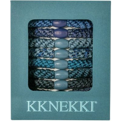 KKNEKKI Dárková sada gumiček KKnekki Arctic Edition – set 8 ks, modrá barva, textil – Zboží Mobilmania