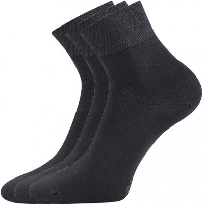 Lonka Zdravotní ponožky 3 kusy Emi tmavě šedá
