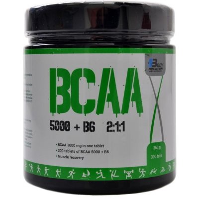 Body Nutrition BCAA 5000 + B6 2:1:1 300 tablet – Zboží Mobilmania