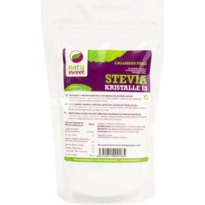 Sladidlo Stevia Kristalle 1:1 200 g - NATUSWEET 200 g