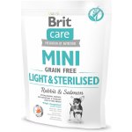 Brit Care Mini Grain-free Light & Sterilised Rabbit & Salmon 0,4 kg – Zboží Mobilmania