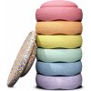Balanční podložka Stapelstein Super Confetti Rainbow Set pastel