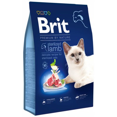 Brit Premium Cat by Nature Sterilized Lamb 8 kg – Zboží Mobilmania