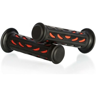 MOTION STUFF rukojeti Advanced černé/červené (popular crescent moon design) | Zboží Auto