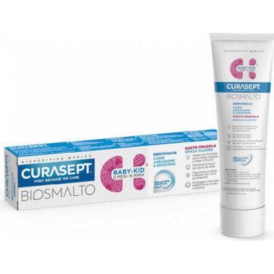Curasept BIOSMALTO Baby Abraze&Eroze dětská jahoda 50 ml – Hledejceny.cz