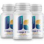 Kompava 3-balení Omega 3 TG Premium 1000 mg 100 kapslí – Hledejceny.cz