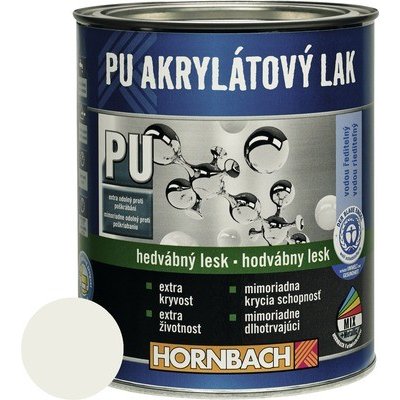 Hornbach PU akrylátový na vodní bázi 0,75 l světle šedá hedvábný lesk