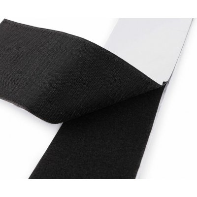 Suchý zip háček + plyš samolepicí šíře 10 cm METRÁŽ - černá – Hledejceny.cz