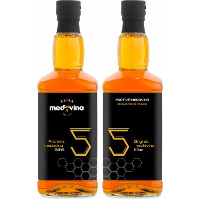 Medovina Elisa dárek k 55. narozeninám 11% 2 x 0,5 l – Sleviste.cz