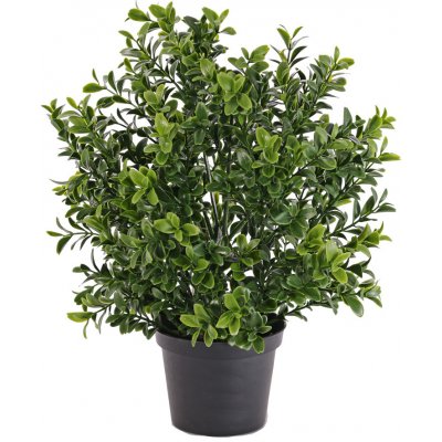 Umělá rostlina Buxus keřík v květináči, 31cm