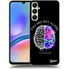 Pouzdro a kryt na mobilní telefon Samsung Picasee silikonové Samsung Galaxy A05s Brain White černé