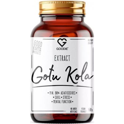 Goodie Gotu Kola prémiový extrakt min. 80% asiatikosides kapsle 60 kapslí – Hledejceny.cz