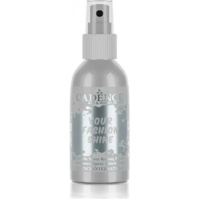 Perleťový sprej na tmavý textil 100 ml stříbrná – Zboží Dáma
