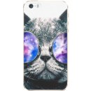 Pouzdro iSaprio Galaxy Cat - iPhone 5/5S/SE