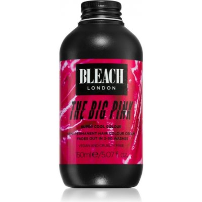 Bleach London Super Cool semi-permanentní barva na vlasy The Big Pink 150 ml