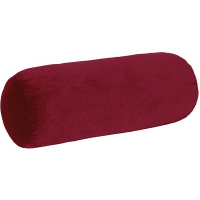 SCANquilt polštář válec VELVET vínová 15x40 – Zboží Mobilmania