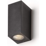 Rendl R12028 KUBI II antracitová 230V LED 2x3W IP54 3000K – Hledejceny.cz