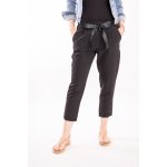 Italy fashion Dámské elegantní kalhoty ADINA Černá – Zboží Dáma