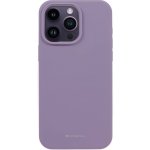 Pouzdro MERCURY Silky-Soft Apple iPhone 15 Pro Max - příjemné na dotek - silikonové - fialové