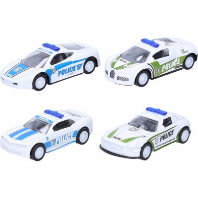 WIKY Auto policejní kovové 8 cm – Zboží Mobilmania