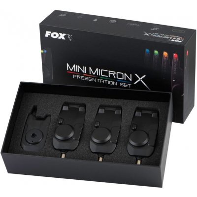 Fox Mini Micron X Sada hlásičů 3+1 Černá – Zbozi.Blesk.cz