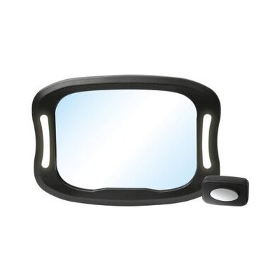 FreeOn Zrcátko do auta s LED osvětlením Black – Zboží Dáma
