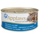 Applaws Cat Tin Tuna with Crab s tuňákem a krabem 72 x 70 g – Zboží Mobilmania