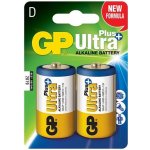 GP Ultra Plus Alkaline D 2ks 1017412000 – Zboží Mobilmania