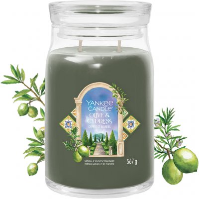 Yankee Candle Signature OLIVE & CYPRESS 368 g – Hledejceny.cz