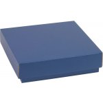 Dárková krabička s víkem 200x200x50/40 mm, modrá – Hledejceny.cz