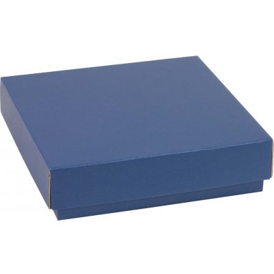 Dárková krabička s víkem 200x200x50/40 mm, modrá – Hledejceny.cz