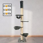 Catix Škrabadlo do stropu Simba 57 x 57 x 250-275 cm – HobbyKompas.cz