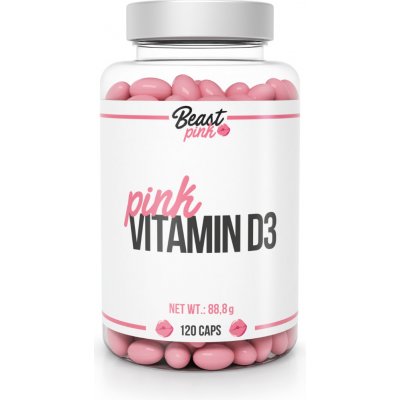 BeastPink Pink Vitamín D3 120 kapslí – Hledejceny.cz