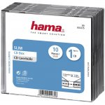 Hama CD BOX SLIM náhradní obal, 10ks/bal, transparentní/černá – Hledejceny.cz
