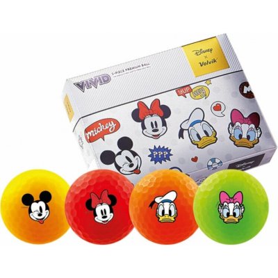 Volvik Vivid Disney Dárkové balení golfových míčků 12 ks – Zboží Mobilmania