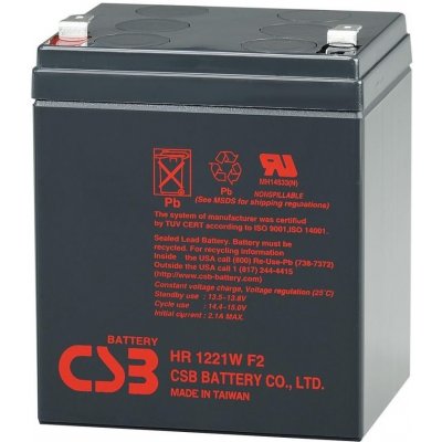 EATON 12V 5 Ah BAT-CSB-HR1221WF2 – Zboží Živě
