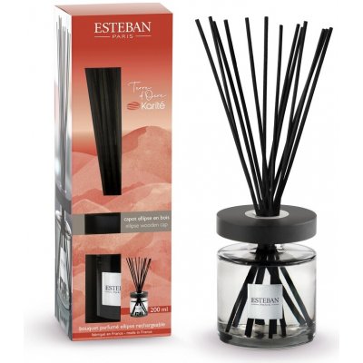 Esteban Paris Parfums difuzér scented bouquet ellipse Moka Terre d´ocre karité 200 ml – Sleviste.cz